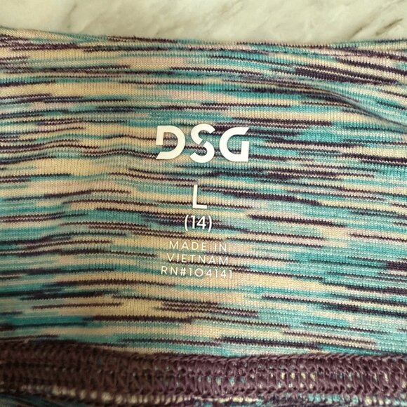 DSG Womens Momentum Youth Mid Rise Performance Shortie Multicolor Size 14 NWT - Picture 3 of 6